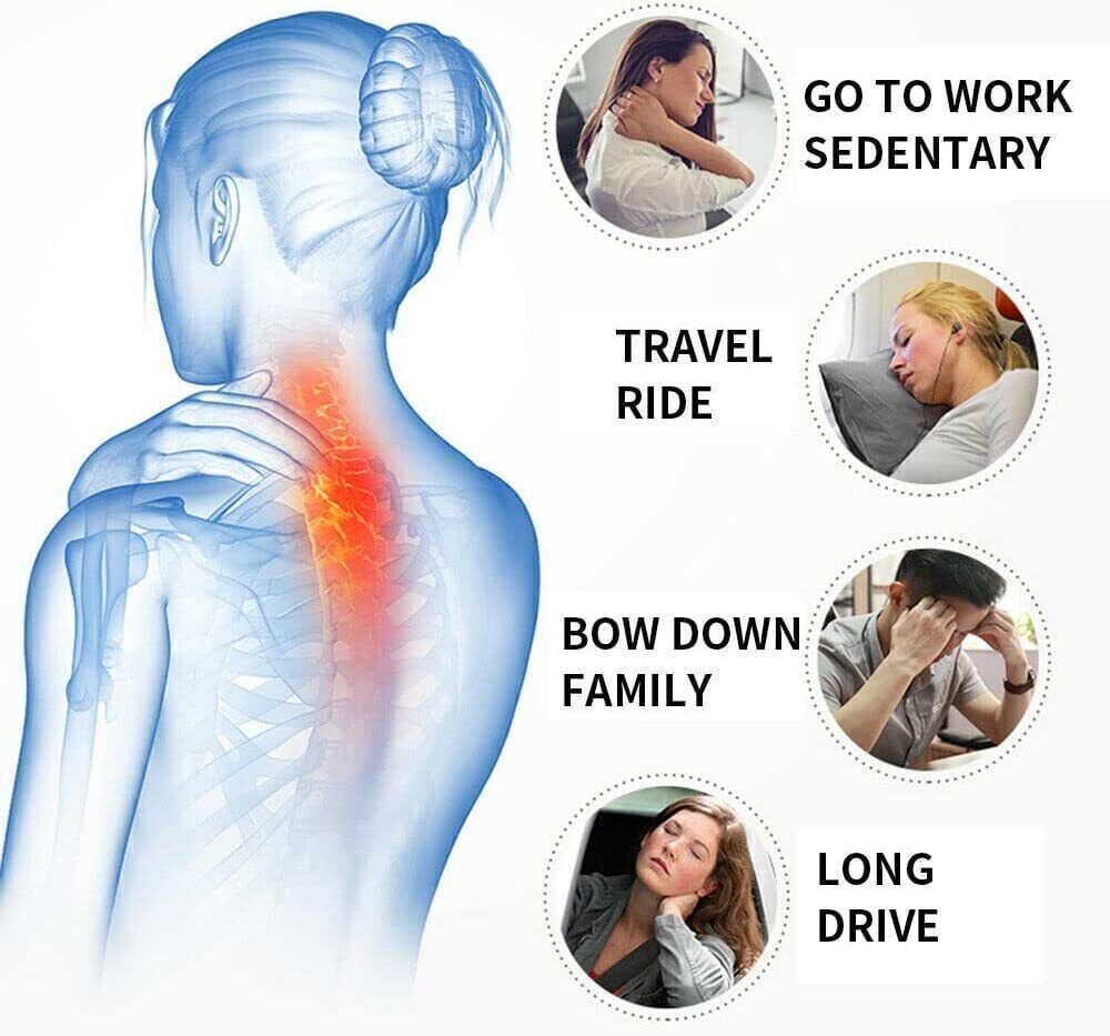 Memory Foam U Shaped Travel Pillow Neck Support Soft Head Rest Car Plane Cushion