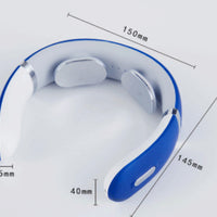 "Pulse Neck Massager with Heat – Rechargeable Hot Compress Therapy for Pain Relief"