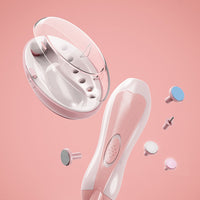 "Multifunctional Electric Baby Nail Trimmer & Polisher – Safe, Silent Manicure Kit for Newborns & Toddlers"