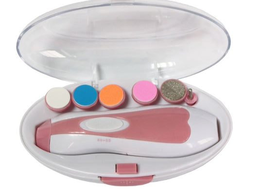 "Multifunctional Electric Baby Nail Trimmer & Polisher – Safe, Silent Manicure Kit for Newborns & Toddlers"