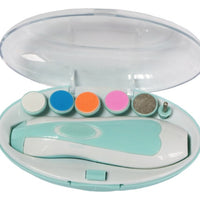 "Multifunctional Electric Baby Nail Trimmer & Polisher – Safe, Silent Manicure Kit for Newborns & Toddlers"