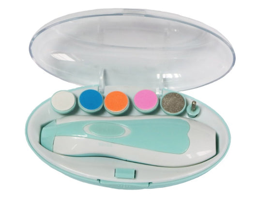"Multifunctional Electric Baby Nail Trimmer & Polisher – Safe, Silent Manicure Kit for Newborns & Toddlers"
