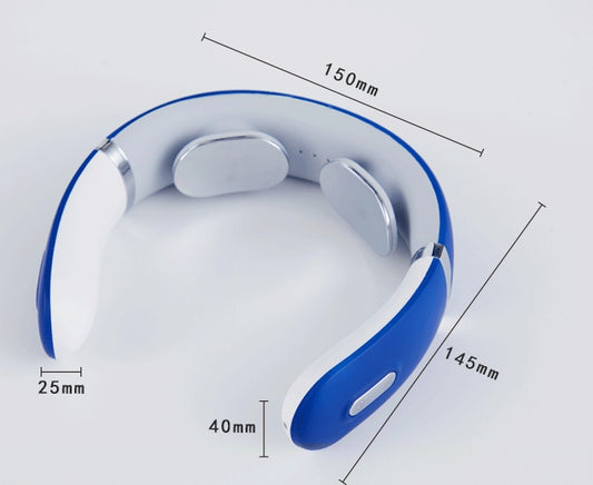 "Pulse Neck Massager with Heat – Rechargeable Hot Compress Therapy for Pain Relief"
