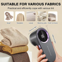 "Rechargeable Electric Lint Remover – Fabric Shaver for Clothes, Sweaters & Upholstery"