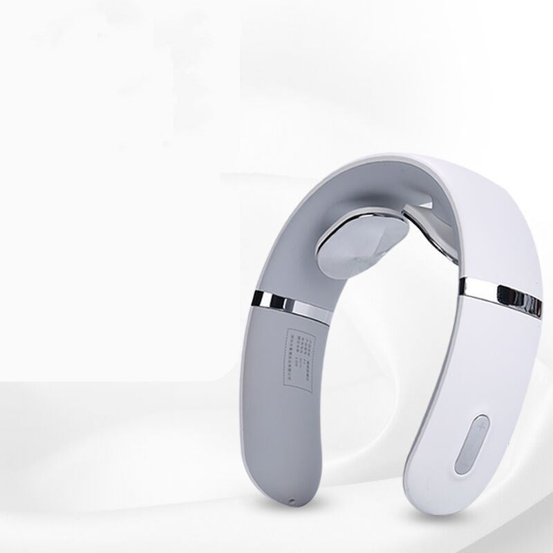 "Pulse Neck Massager with Heat – Rechargeable Hot Compress Therapy for Pain Relief"