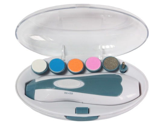 "Multifunctional Electric Baby Nail Trimmer & Polisher – Safe, Silent Manicure Kit for Newborns & Toddlers"