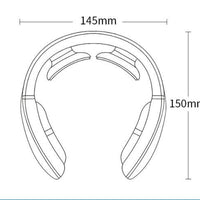 "Pulse Neck Massager with Heat – Rechargeable Hot Compress Therapy for Pain Relief"