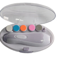 "Multifunctional Electric Baby Nail Trimmer & Polisher – Safe, Silent Manicure Kit for Newborns & Toddlers"