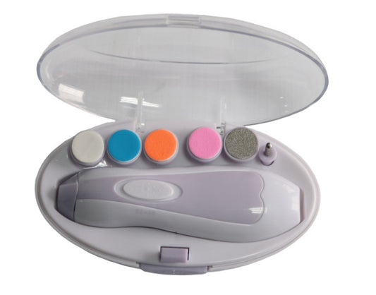 "Multifunctional Electric Baby Nail Trimmer & Polisher – Safe, Silent Manicure Kit for Newborns & Toddlers"