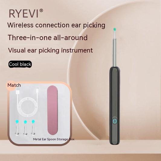 "Wireless HD Smart Ear Cleaning Endoscope – Luminous Visual Ear Pick Tool with Camera"