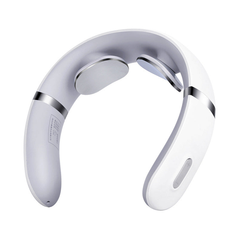 "Pulse Neck Massager with Heat – Rechargeable Hot Compress Therapy for Pain Relief"