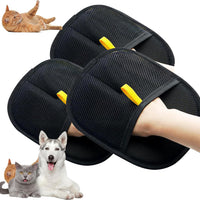 "Pet Hair Removal Gloves – Electrostatic Two-Way Brush for Cats & Dogs, Reusable Grooming & DE shedding Tool"