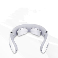 "Pulse Neck Massager with Heat – Rechargeable Hot Compress Therapy for Pain Relief"