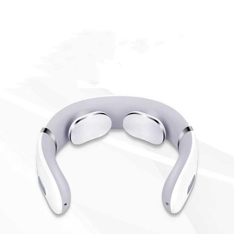 "Pulse Neck Massager with Heat – Rechargeable Hot Compress Therapy for Pain Relief"