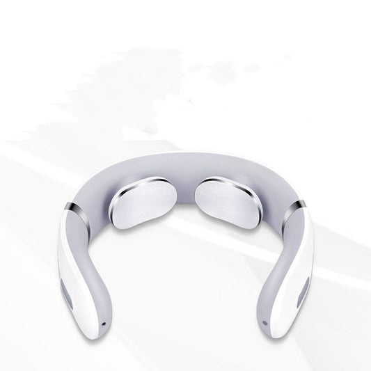 "Pulse Neck Massager with Heat – Rechargeable Hot Compress Therapy for Pain Relief"