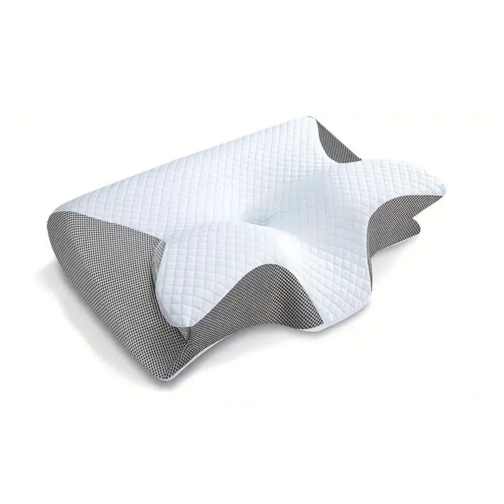 "2-in-1 Memory Foam Cervical Pillow – Ergonomic Orthopedic Contour for Neck Pain Relief"