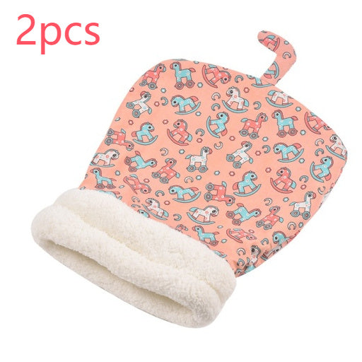 Lambswool Thickened Pocketable New Winter Linen Sleeping Bag Cat Nest