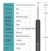 "Wireless HD Smart Ear Cleaning Endoscope – Luminous Visual Ear Pick Tool with Camera"